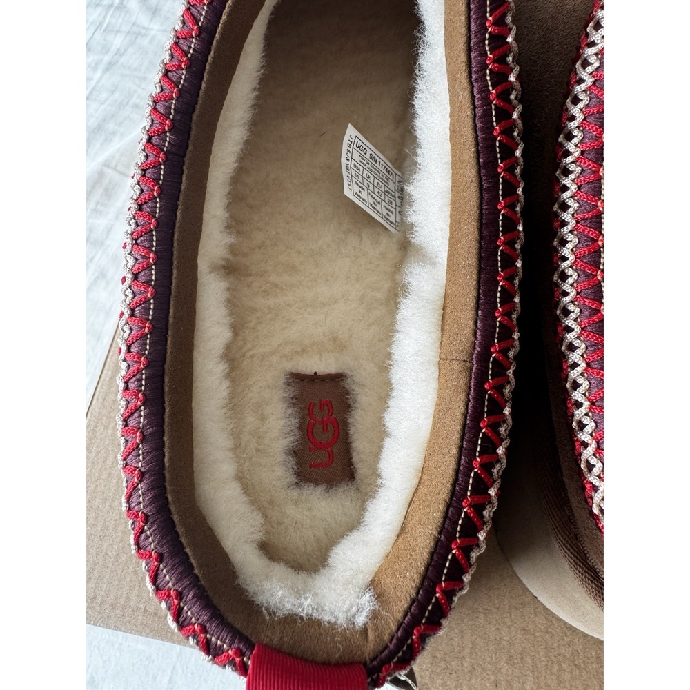 New UGG Tazz II Slipper Chestnut (1174471-CHE) Size 11 Brown Authentic NIB - Picture 7 of 10